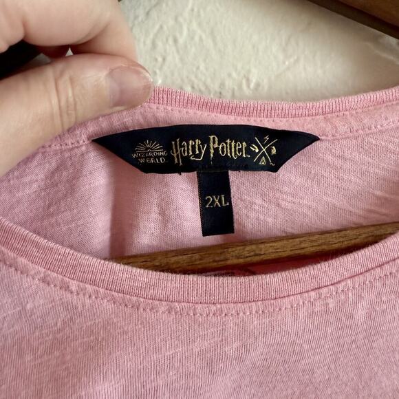 Harry Potter New York Size 2XL T-Shirt - Pink Fawkes Wizarding World 100% Cotton - Picture 4 of 8